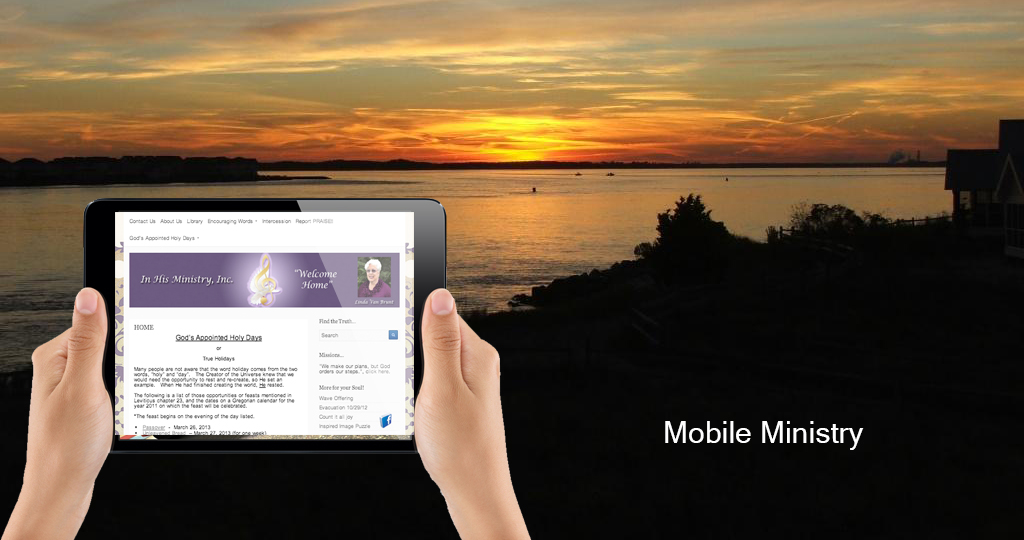 Go to In His Ministry's Website